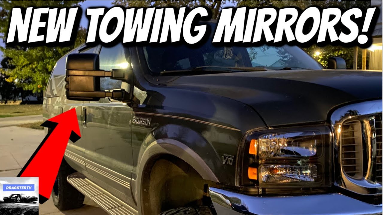 Installing Upgraded New Towing Mirrors on My 2000 Ford Excursion