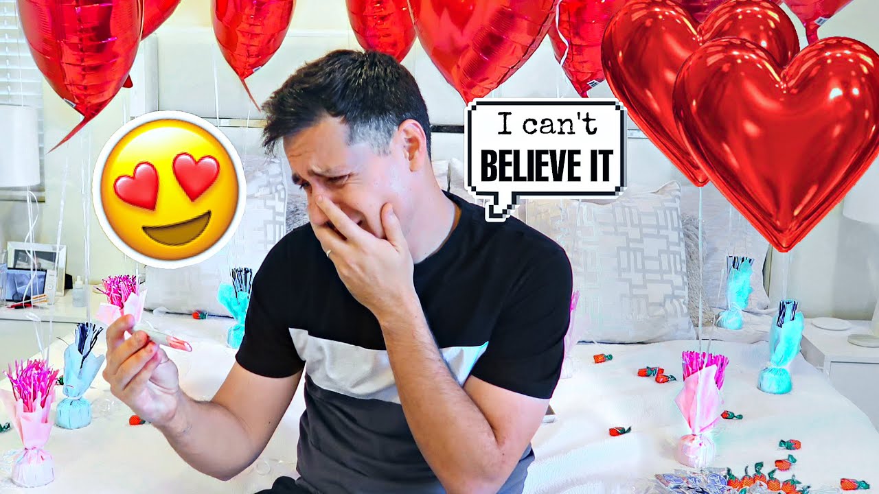 Telling My Husband I'm PREGNANT!! *Valentines Day* | Jancy Family