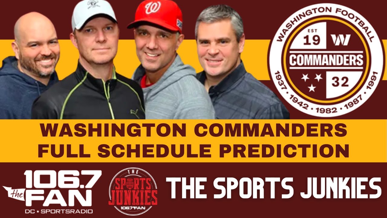 Full Commanders Schedule Prediction | Sports Junkies