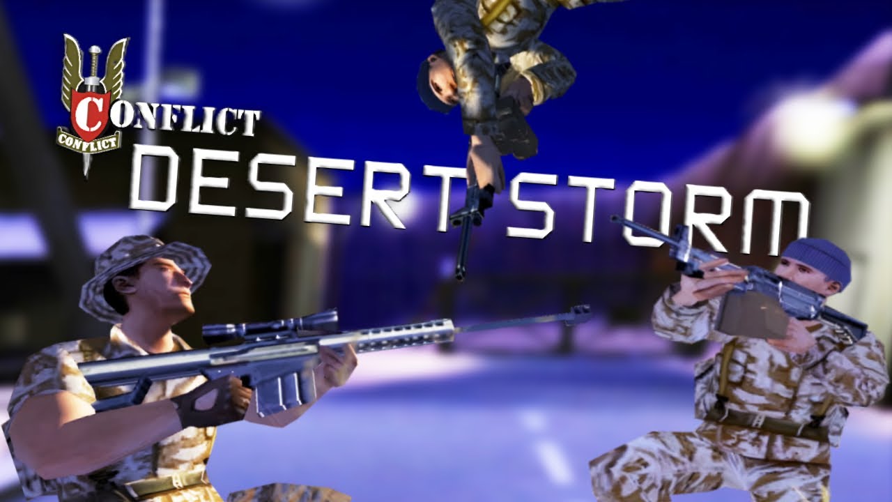 This Broken Military Game Is Uncontrollable Chaos! (Conflict Desert Storm)