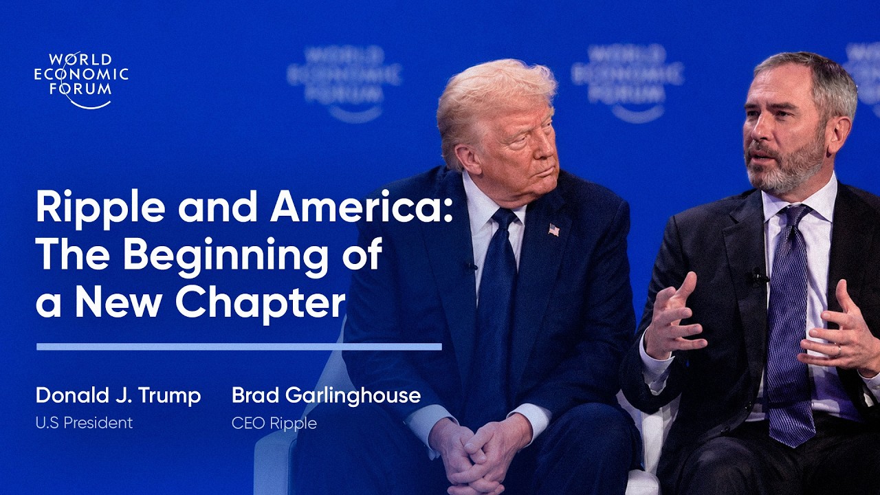 LIVE: Donald Trump & Brad Garlinghouse at World Economic Forum! XRP & Ripple Price Prediction