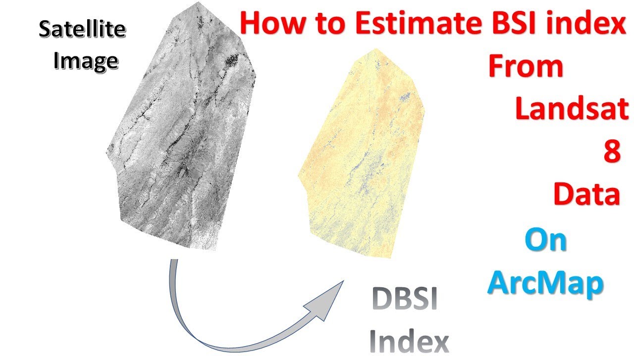 DBSI Dry Bare Soil Index  Of LAndsat #8 Data ON #arcmap  Arcgis