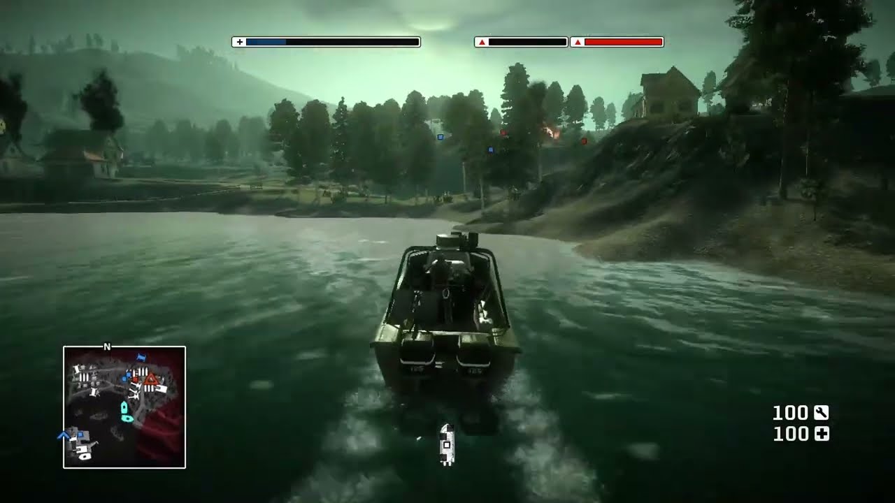 Battlefield Bad Company | End of the Line Gold Rush | Xbox One Online Multiplayer Gameplay