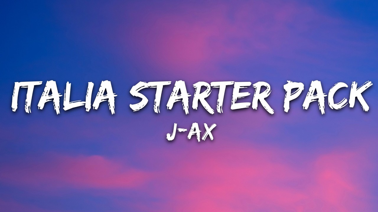 J-AX - ITALIA STARTER PACK (Sanremo 2026) [Testo/Lyrics]