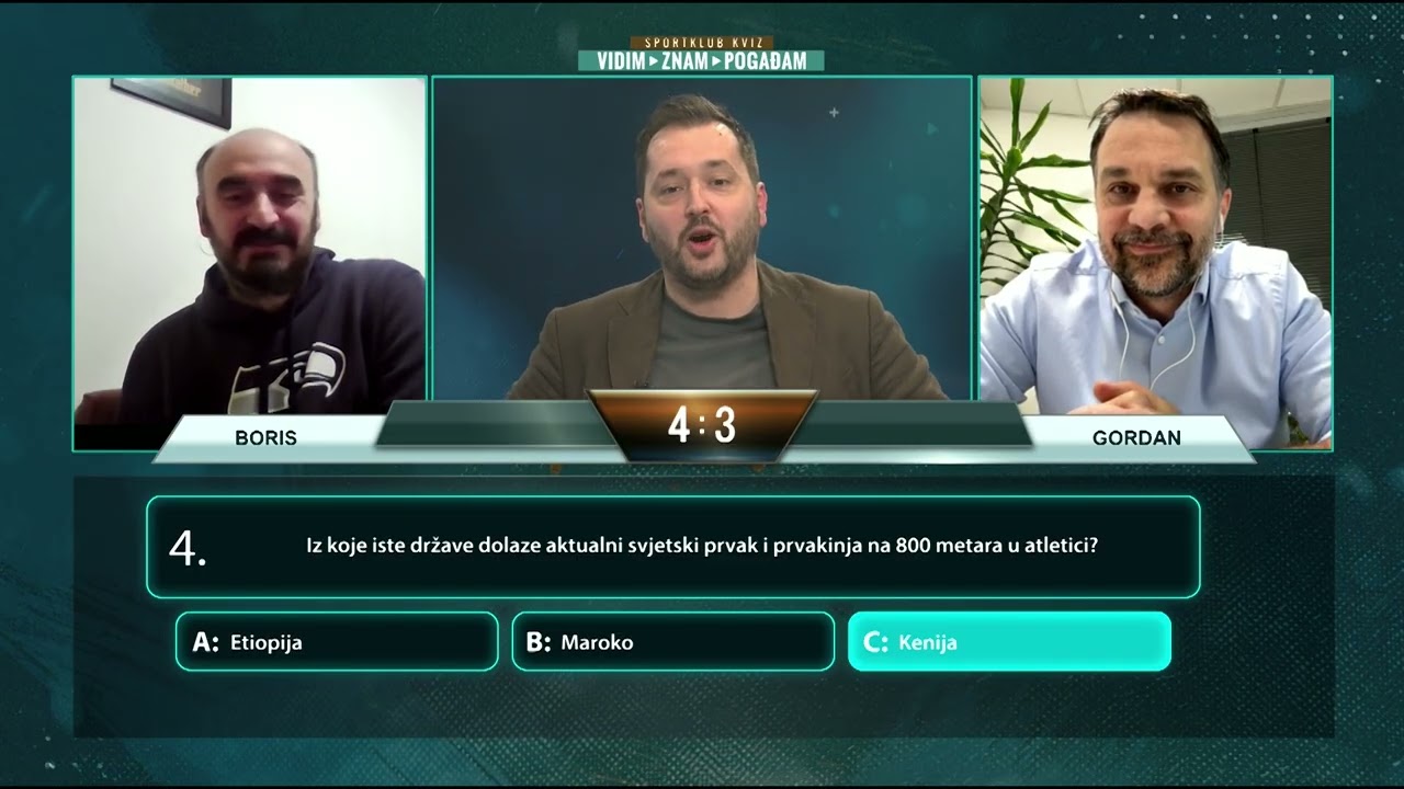 KVIZ: VIDIM, ZNAM, POGAĐAM, IZDANJE S HRVATSKIM SPORTAŠIMA I GLEDATELJIMA, S1,EP4:Bilas vs Kožulj