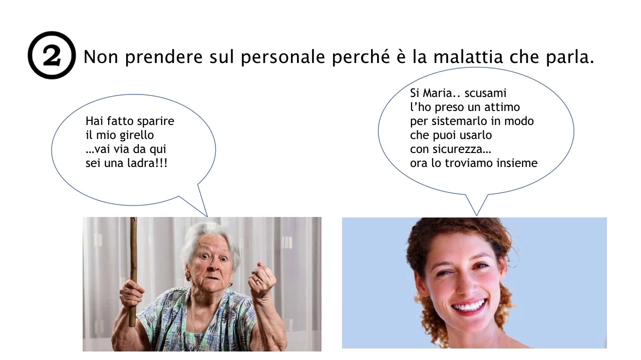 Cosa deve fare una badante per gestire un'anziano con Alzheimer?