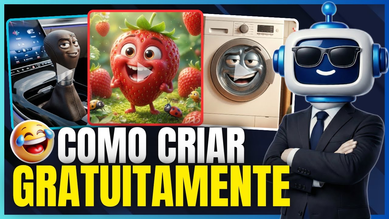 🔥Crie VÍDEOS ENGRAÇADOS de OBJETOS FALANTES com IA - Fácil & Rápido