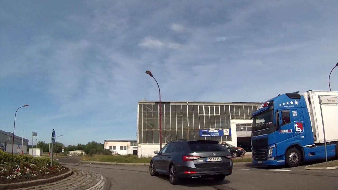 GoPro Fahrt Samtens - Bergen auf der Insel Rügen - en0319