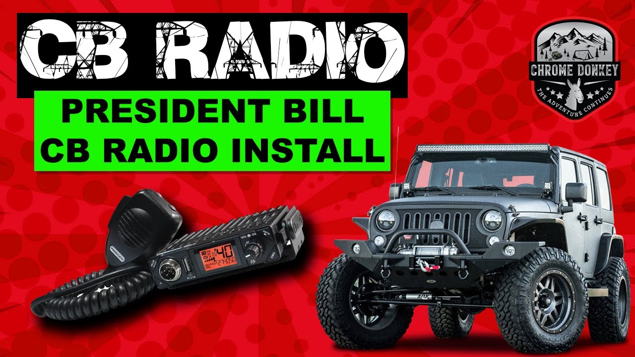 Jeep Gladiator President Bill CB Radio Install