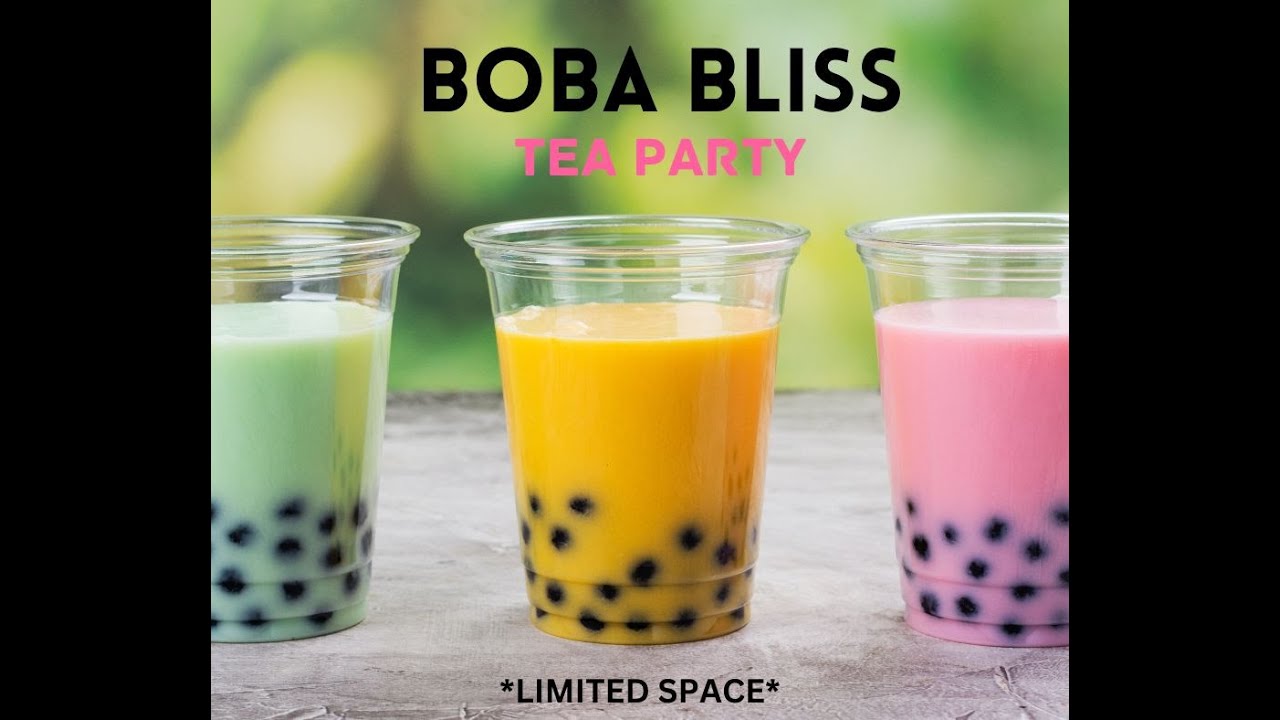 Boba Tea Party at the Spatini Store