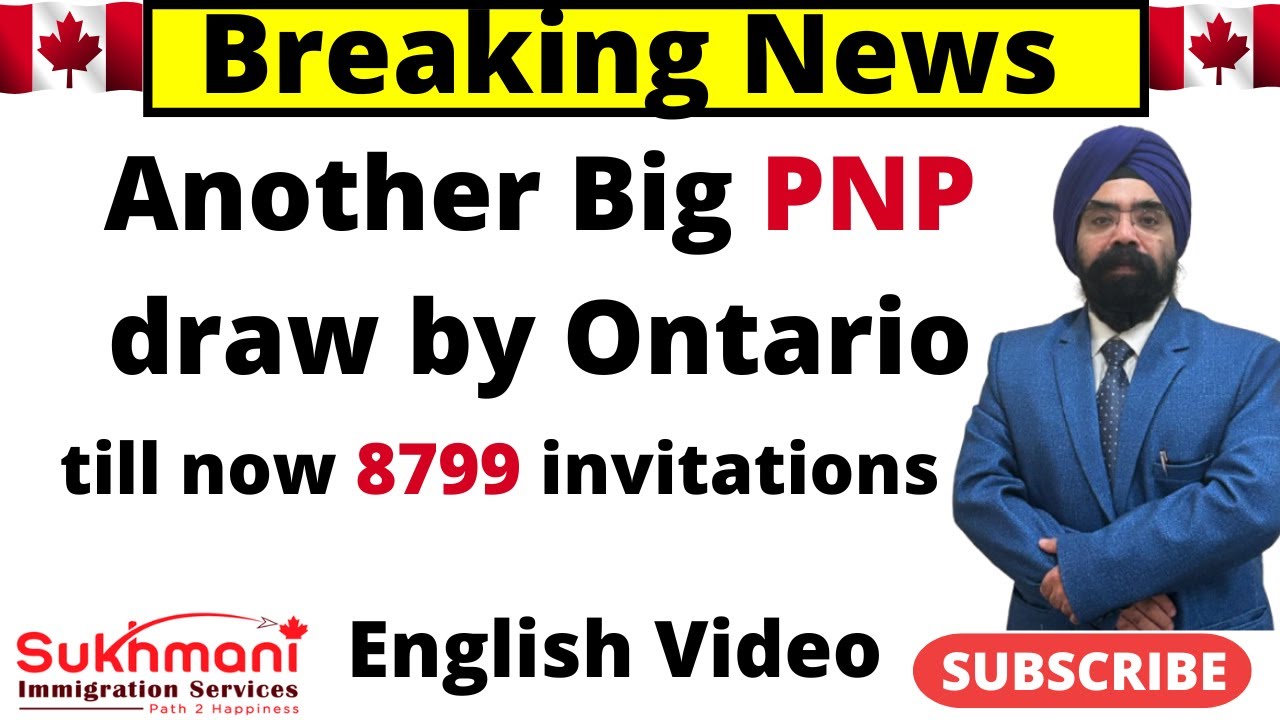 Ontario PNP Latest Draw|Sept 3, 2025||Employer Job Offer||English Video|Sukhmani Immigration||