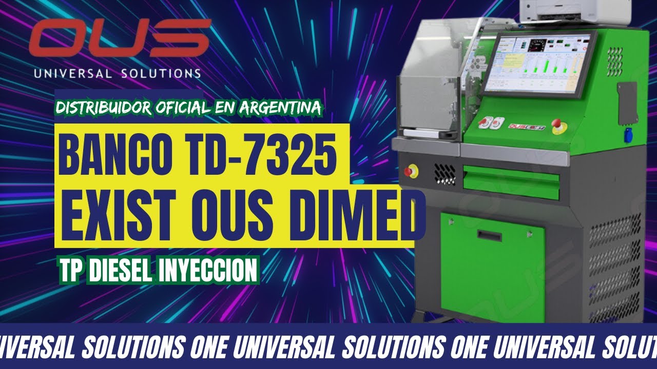 Banco de Pruebas OUS Dimed Exist Plus Automatico con Codificacion Multimarca