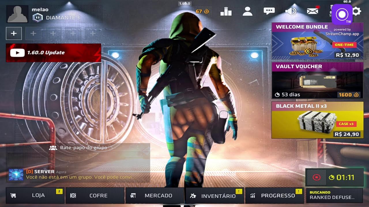 Live Critical Ops - Voltei pro game