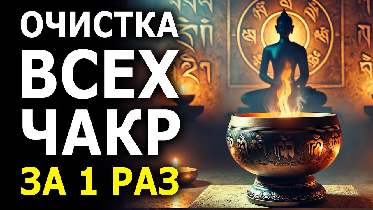 Полная очистка 7 чакр за 1 сеанс — медитация, которая устраняет весь негатив