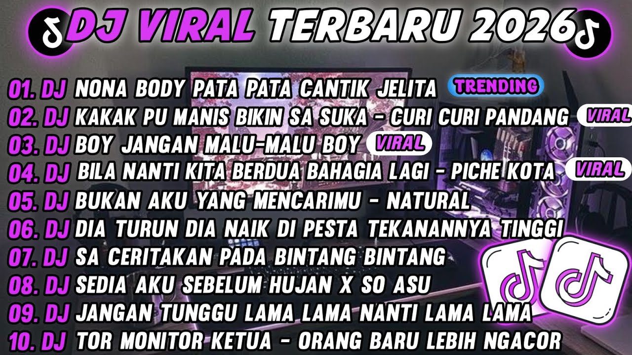 DJ TIKTOK TERBARU 2026-🎵DJ BODY PATA PATA CANTIK JELITA 🎵DJ KAKA PU MANIS BIKIN SA SUKA FULL ALBUM