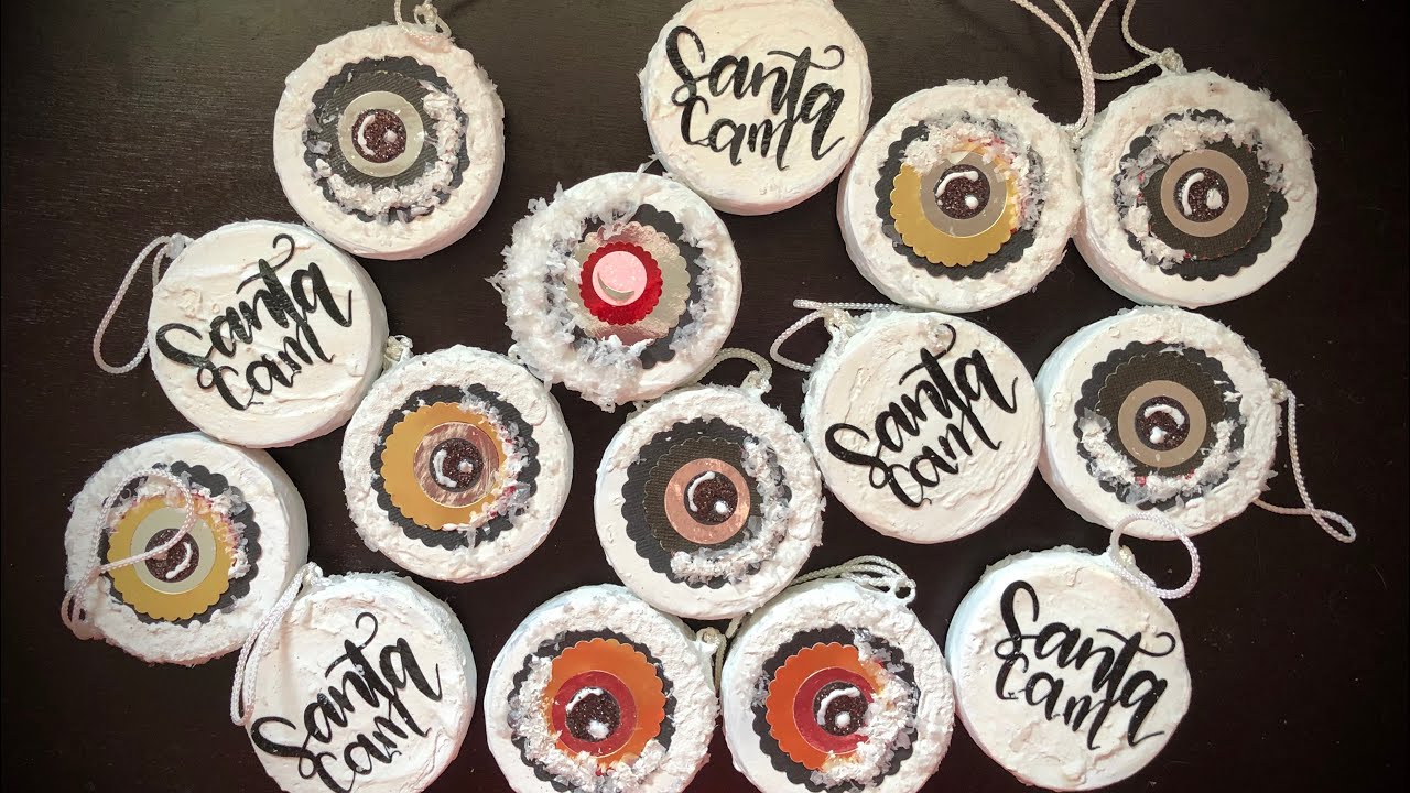 Christmas in July/Craft Fair 2021 Idea #11 Santa Cam Ornament