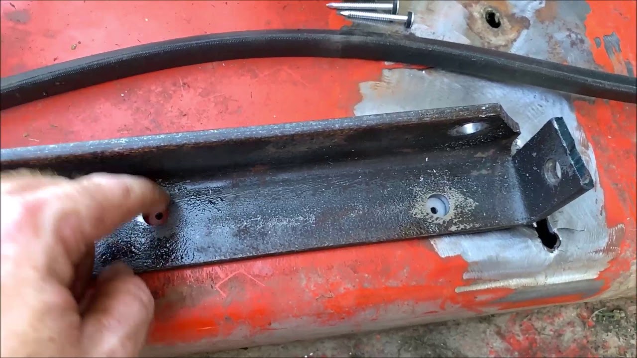 Fixing a broken mower deck (torn steel and welds) using minimal or no welding