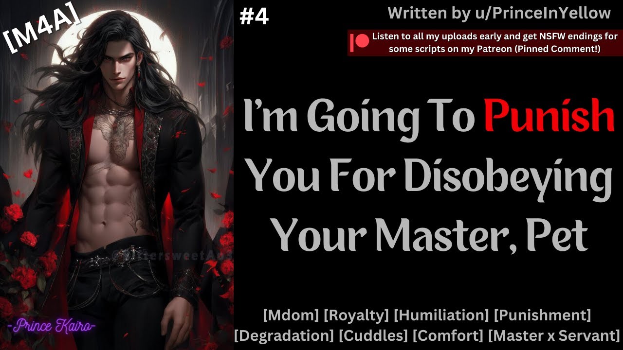 [M4A] Sadistic Emperor Punishes His Bratty Pet~ [Mdom] [Punishment] [Degradation] [Master x Servant]