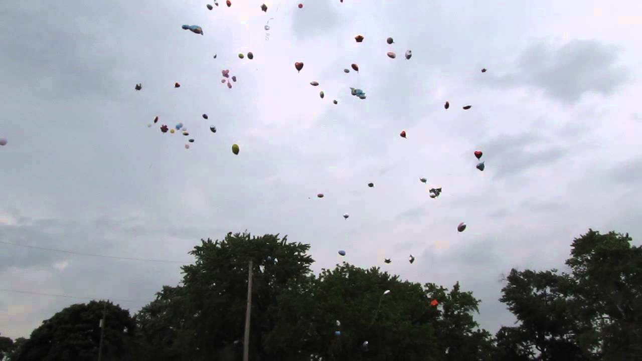 Remembering Elaina 1 yr later, Balloon Release