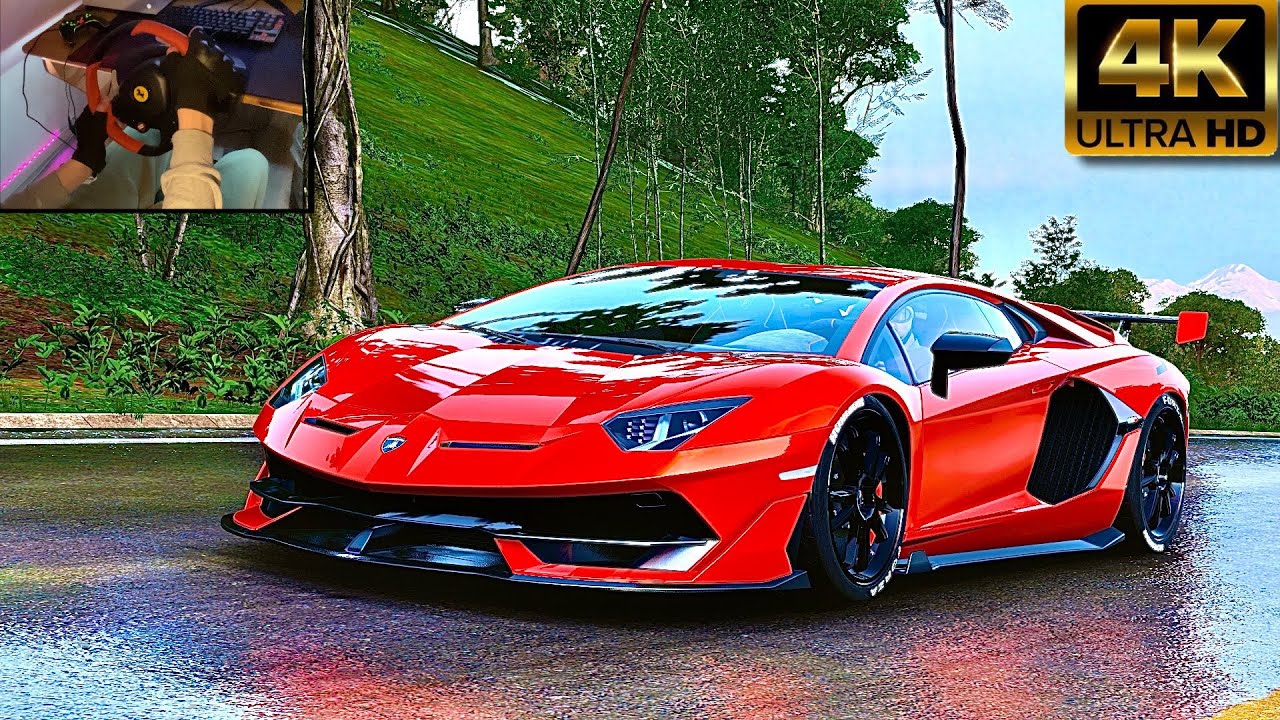 2018 Lamborghini Aventador SVJ | Forza Horizon 5 | Thrustmaster 458 Spyder-Gameplay