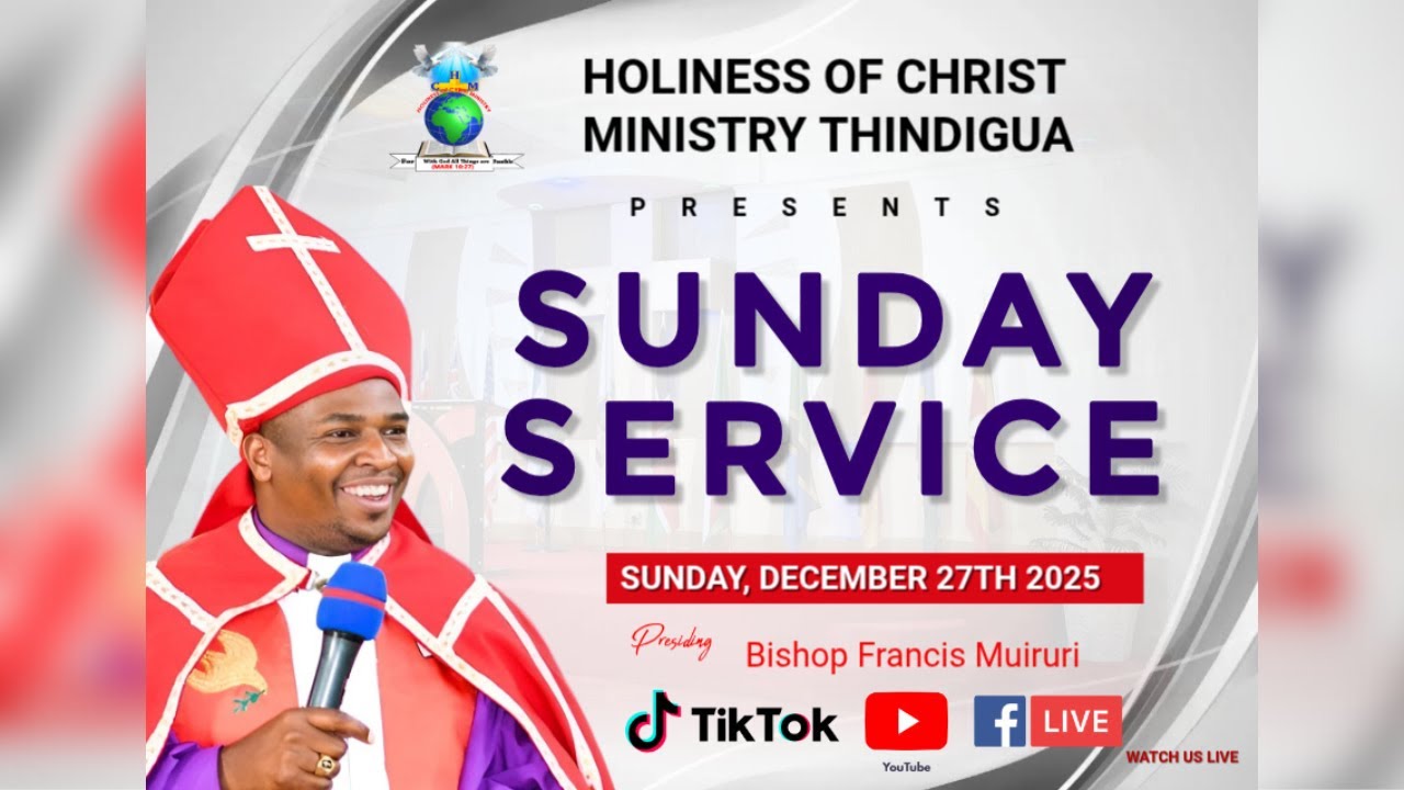SUNDAY SERVICE AT HOLINESS OF CHRIST MINISTRY - THINDIGUA