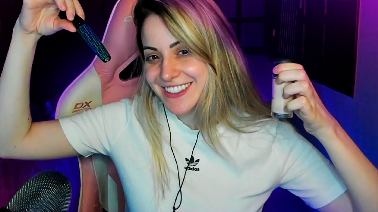 ASMR - VAMOS NOS MAQUIAR PRA DORMIR 😴