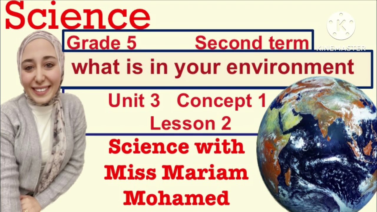 Grade 5 | Science | Unit 3 | Concept 1 | Lesson 2 [ What is in your environment ]