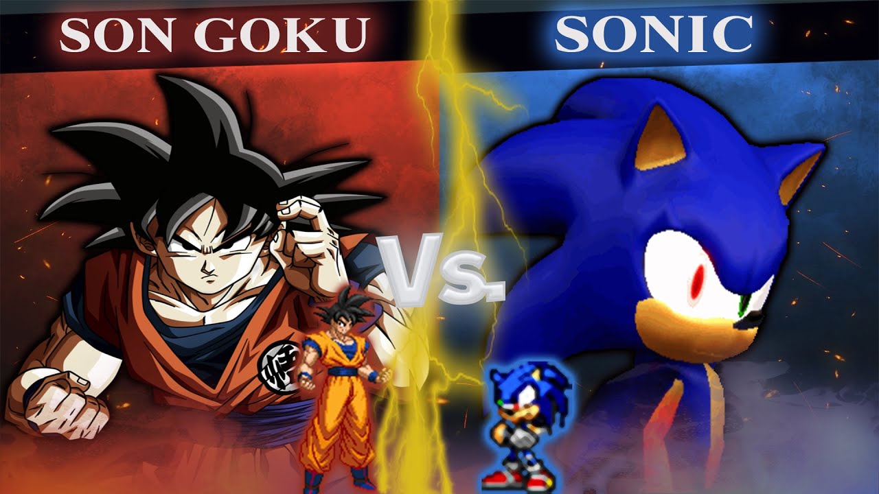 [MUGEN] AI BATTLE - Son Goku vs Sonic (TEA2)
