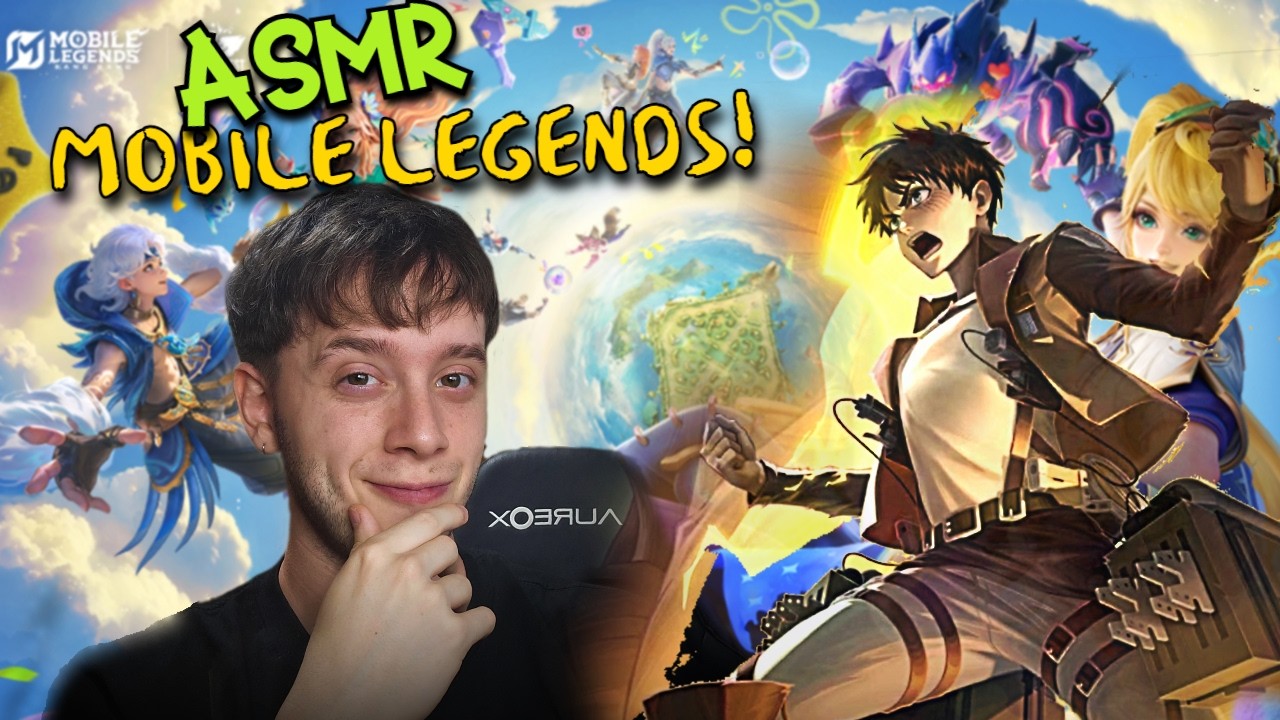 ASMR MOUTH SOUNDS JUGANDO MOBILE LEGENDS (PARTIDA ÉPICA)