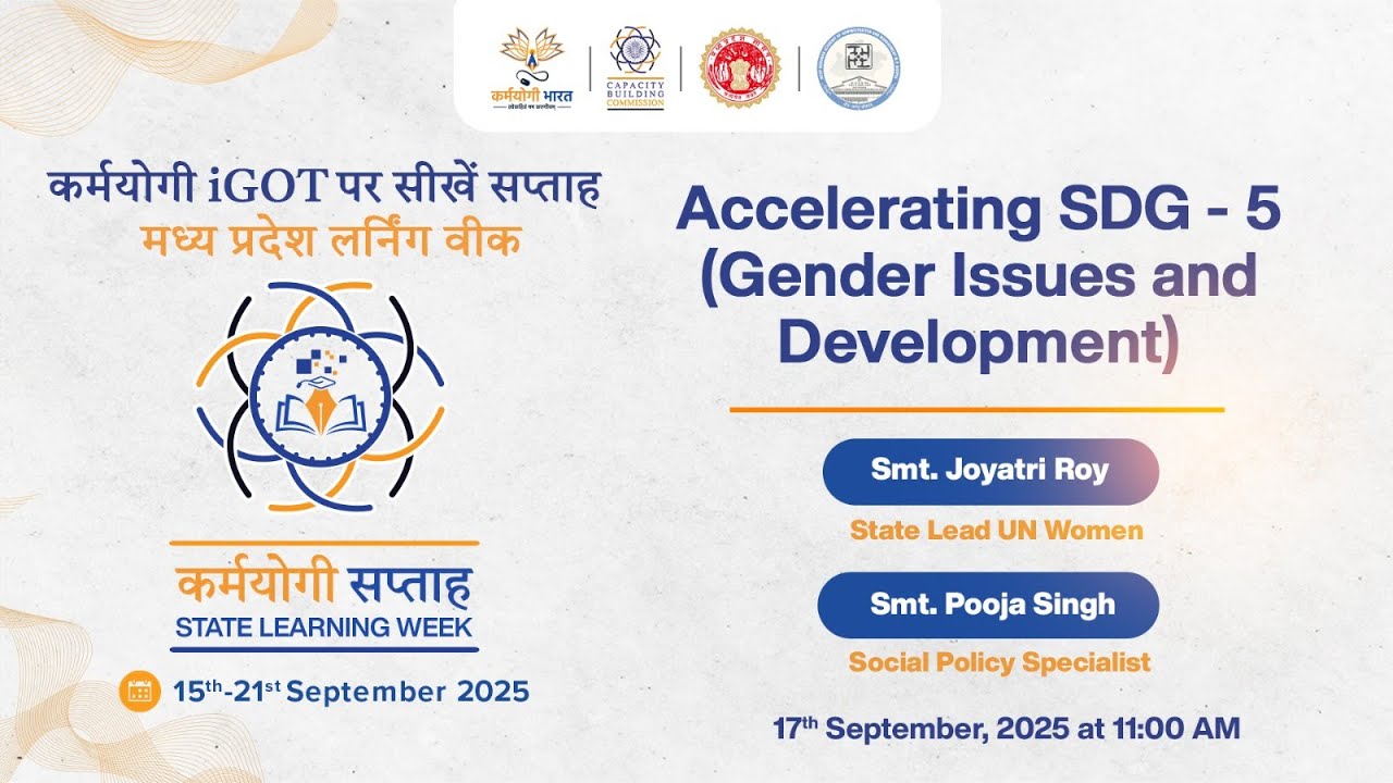 Accelerating SDG - 5 (Gender Issues and Development)