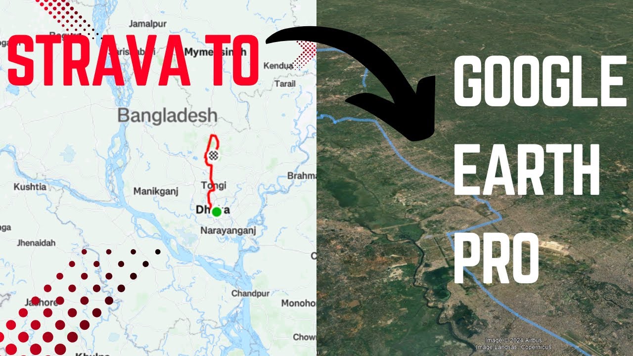 How to Upload Your STRAVA GPX File to Google Earth Pro | Map Your Rides Easily!