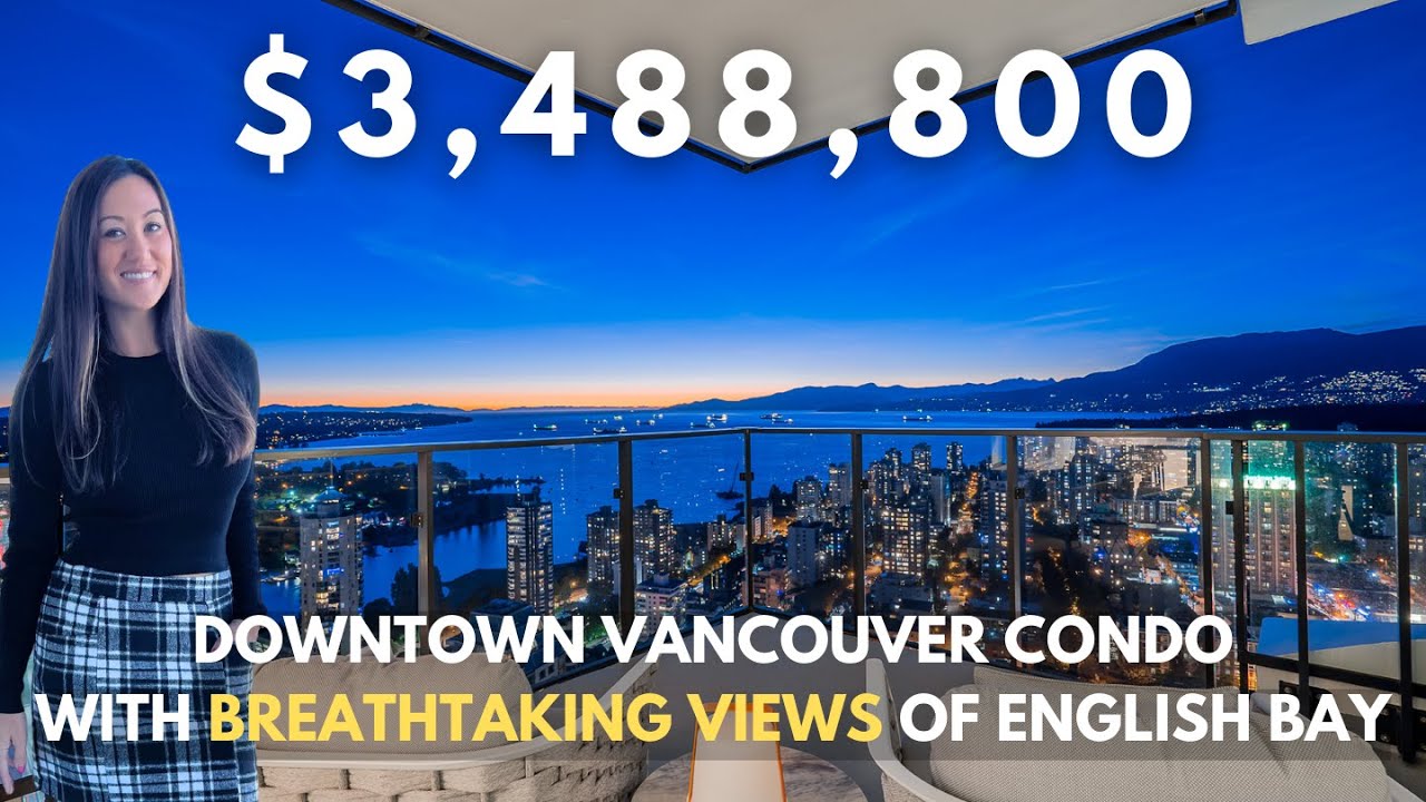 Inside a $3,488,800 Vancouver Condo with Unobstructed Views of English Bay | Home Tour