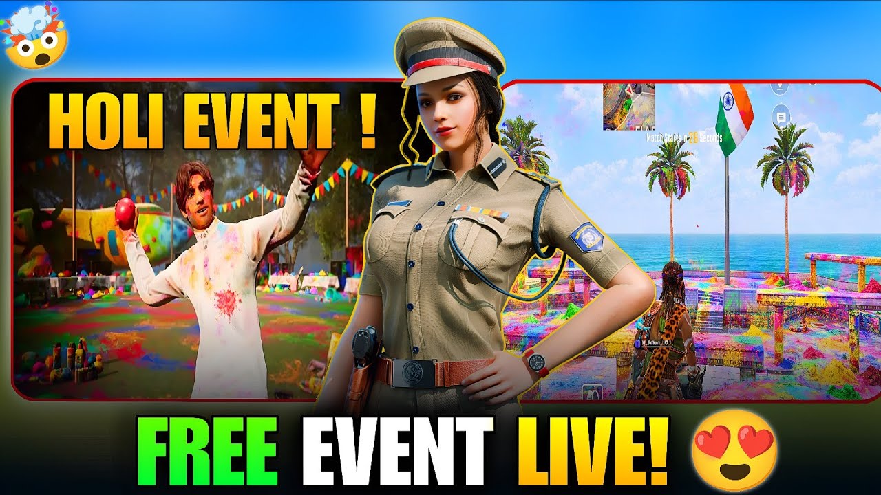 ScarFall 2.0 Free Holi Event Aagya! Free Skins & Rewards 😍
