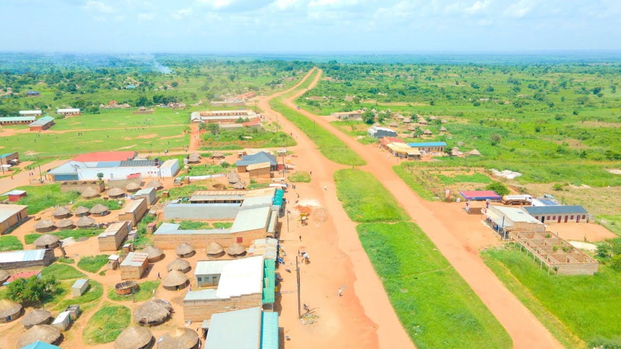 Aerial View of Amuru Town Council, Northern Uganda