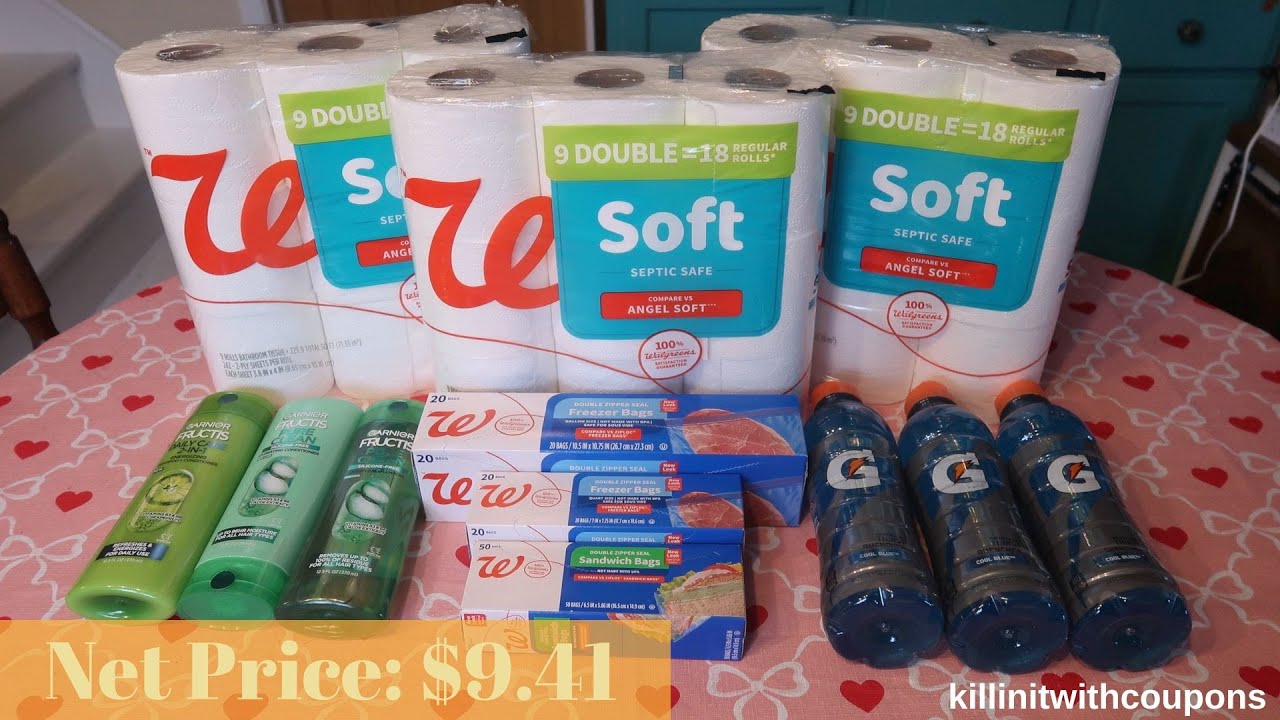 Walgreens Coupon Haul 1/19/26 ~ $0.60 Gatorade