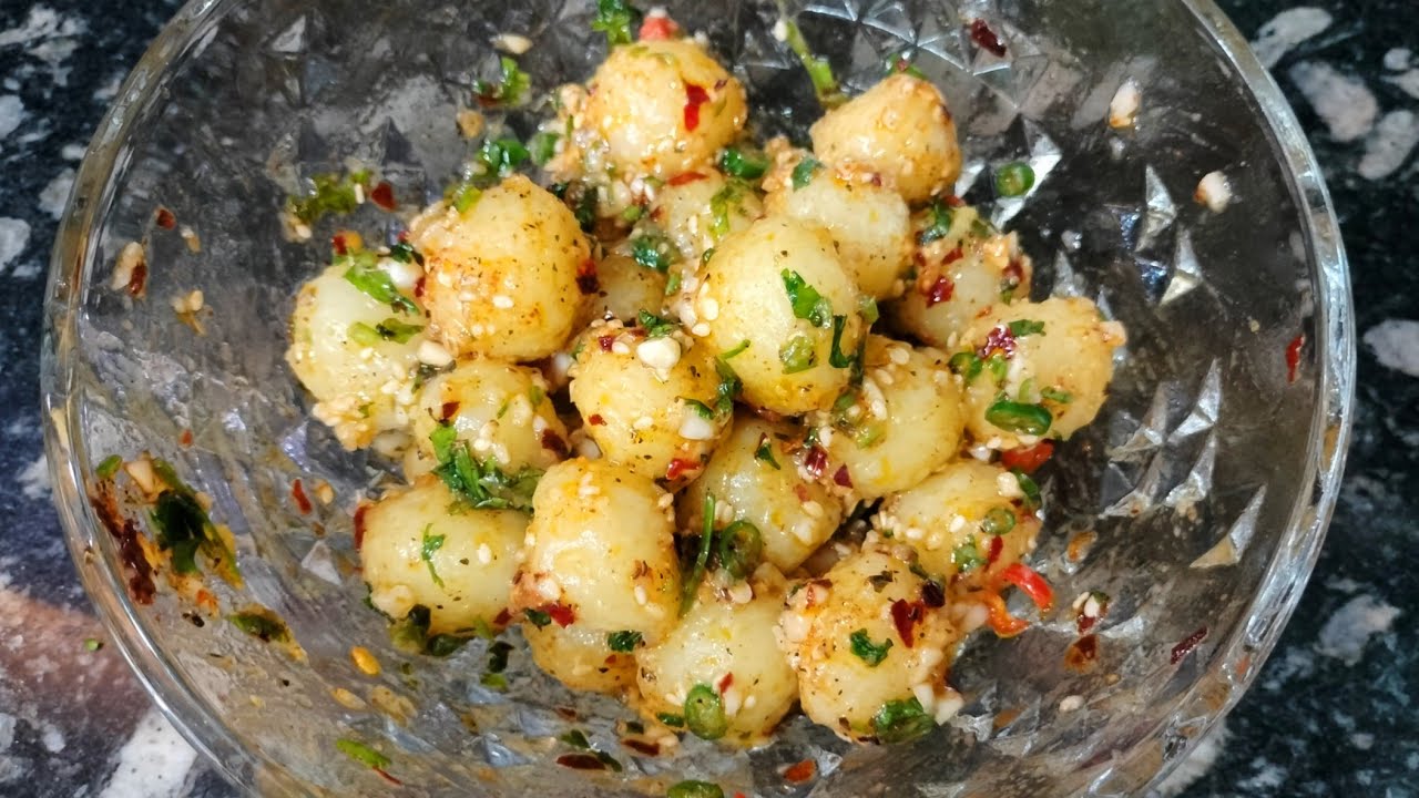 Viral Spicy Korean Potato Balls|Evening Snack Recipe