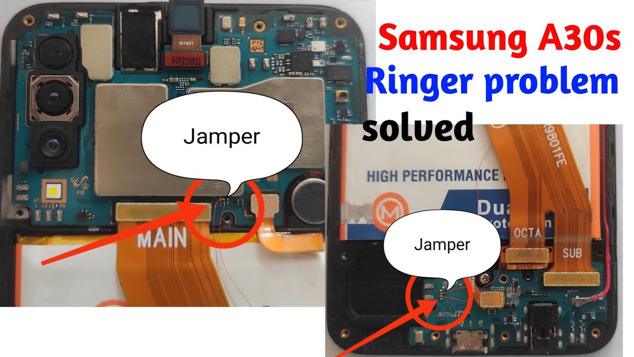 Samsung A30s ringer problem | samsung a30s speaker problem | samsung a30s mic speaker ic jamper 2024