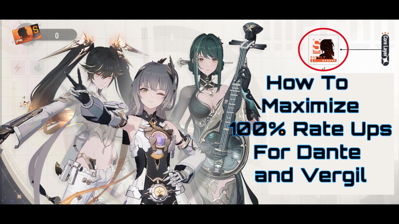 PGR: Who should you target with 100% Rate Ups to Prepare for Dante and Vergil Teams.  #pgrcc