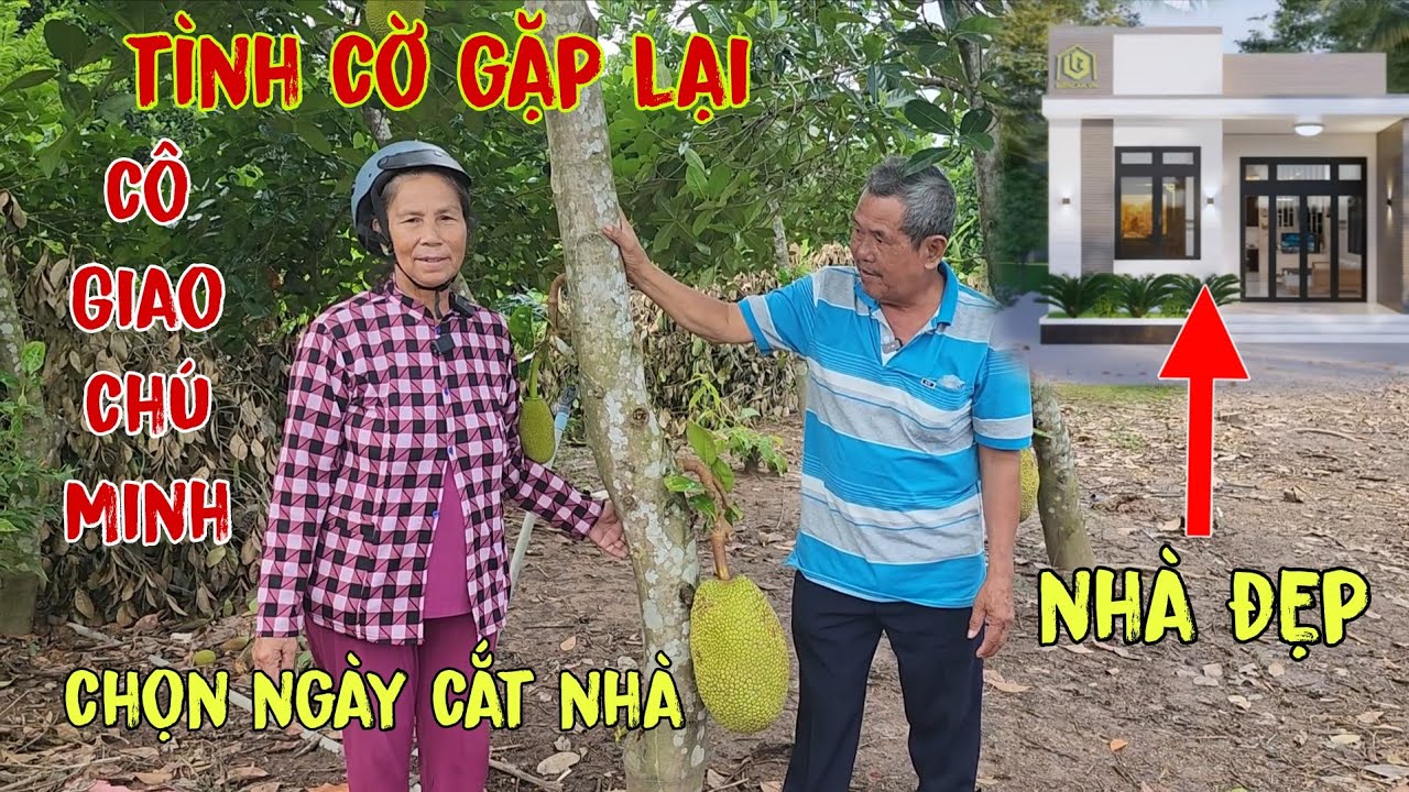 Bất ngờ gặp lại chú Minh cô Giao đang trên đường đến mảnh đất vừa mua /Đạt Đồng Tháp