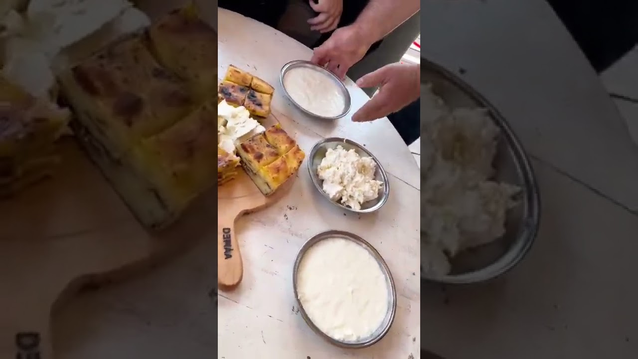 Albanian Traditional Food in Bozofca Tetova