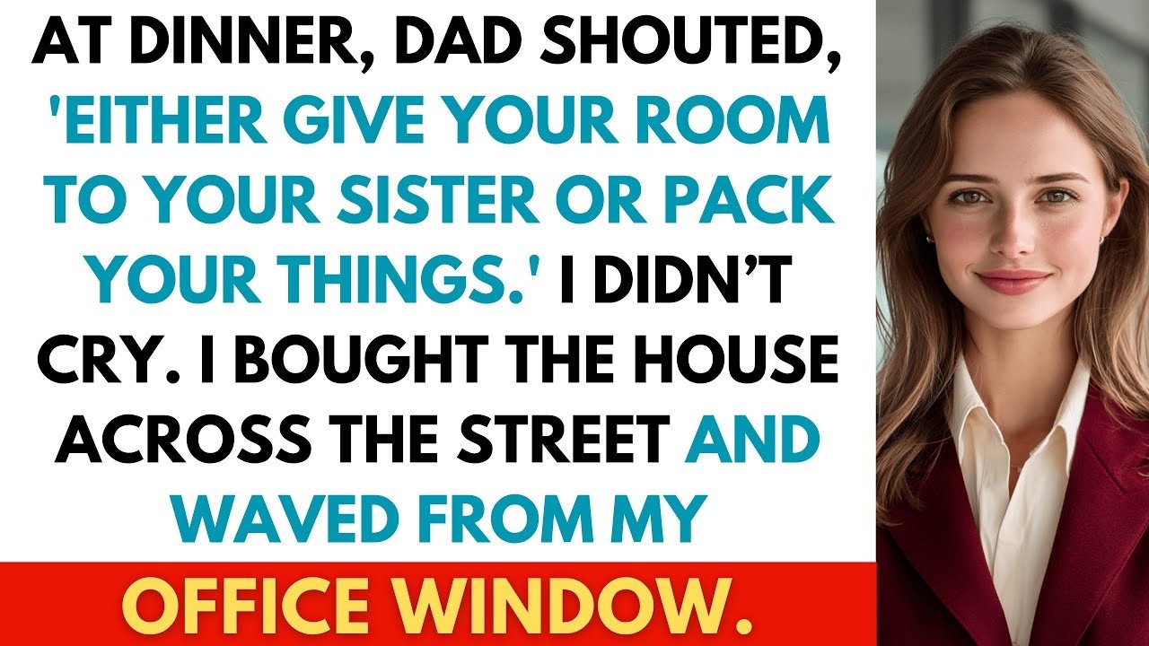 At Dinner, My Parents Yelled  ‘Give Up The Room Or Move Out!’ I Bought A $1 2M House Facing Theirs