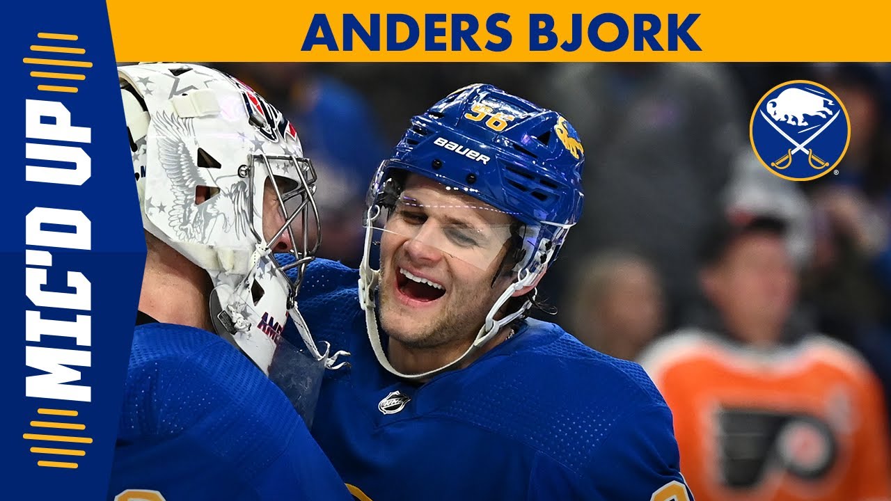 Отношения Андерса Бьорка с микрофоном: любовь и ненависть | Mic'd Up! | Buffalo Sabres