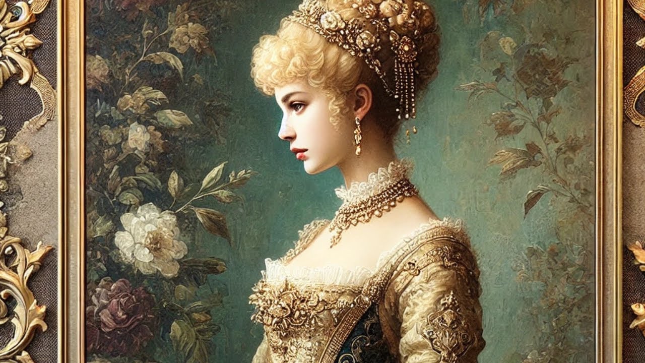 Graceful 4K Lady Portrait | 3 Hours of Elegant Fine Art for TV or Digital Displays | No Sound