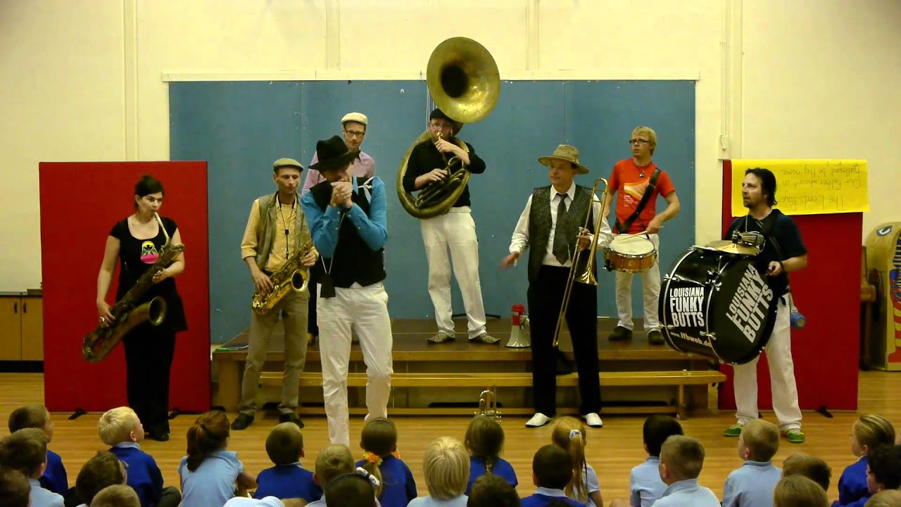 Durham Brass Festival 2011 - Louisiana Funky Butts at Thornley Primary School
