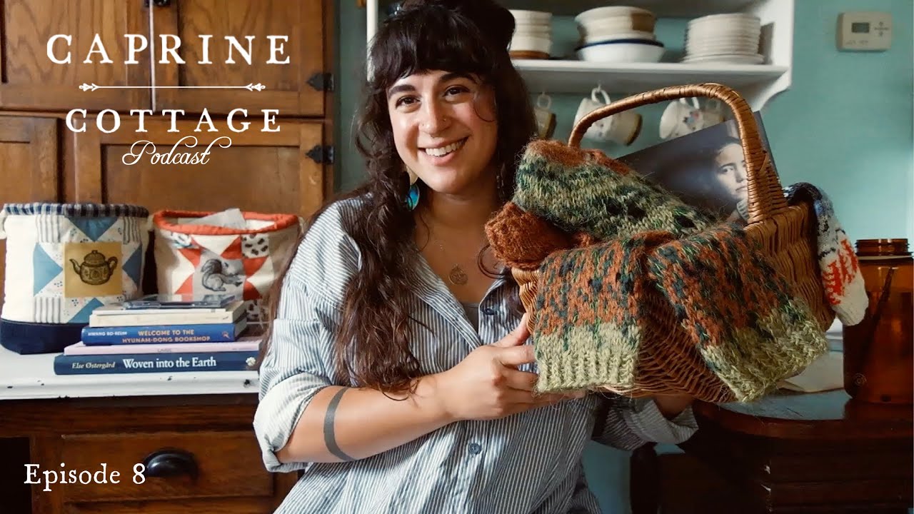 Caprine Cottage Podcast Ep.8 | Crowberry Sweater, Lobster Socks and Giveaway Winner