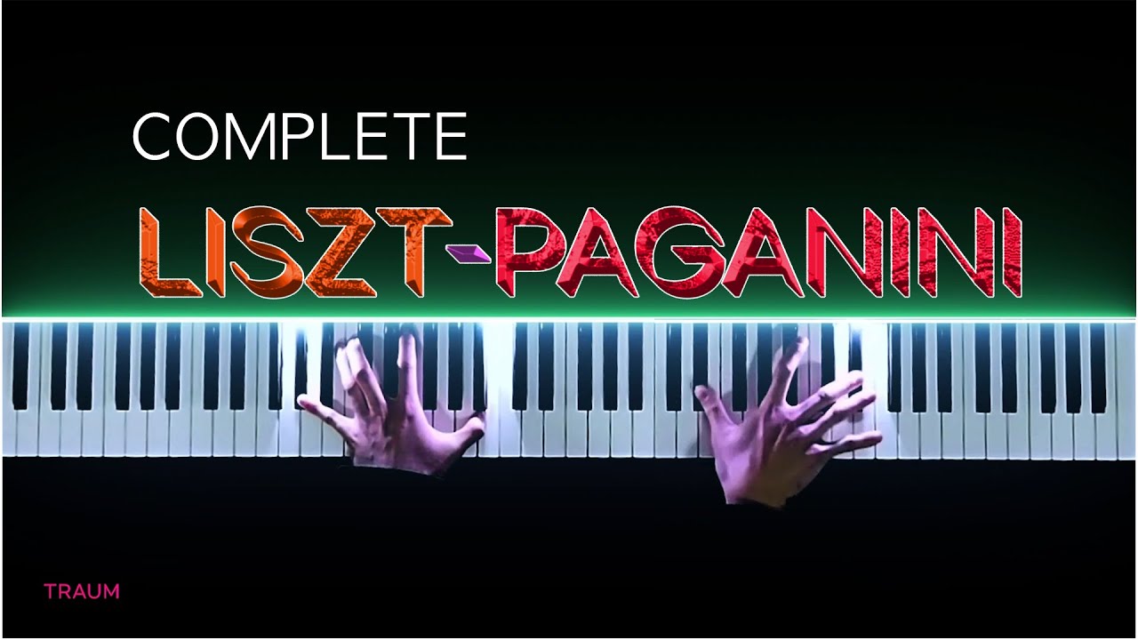LISZT Complete Paganini Studies No. 1-6