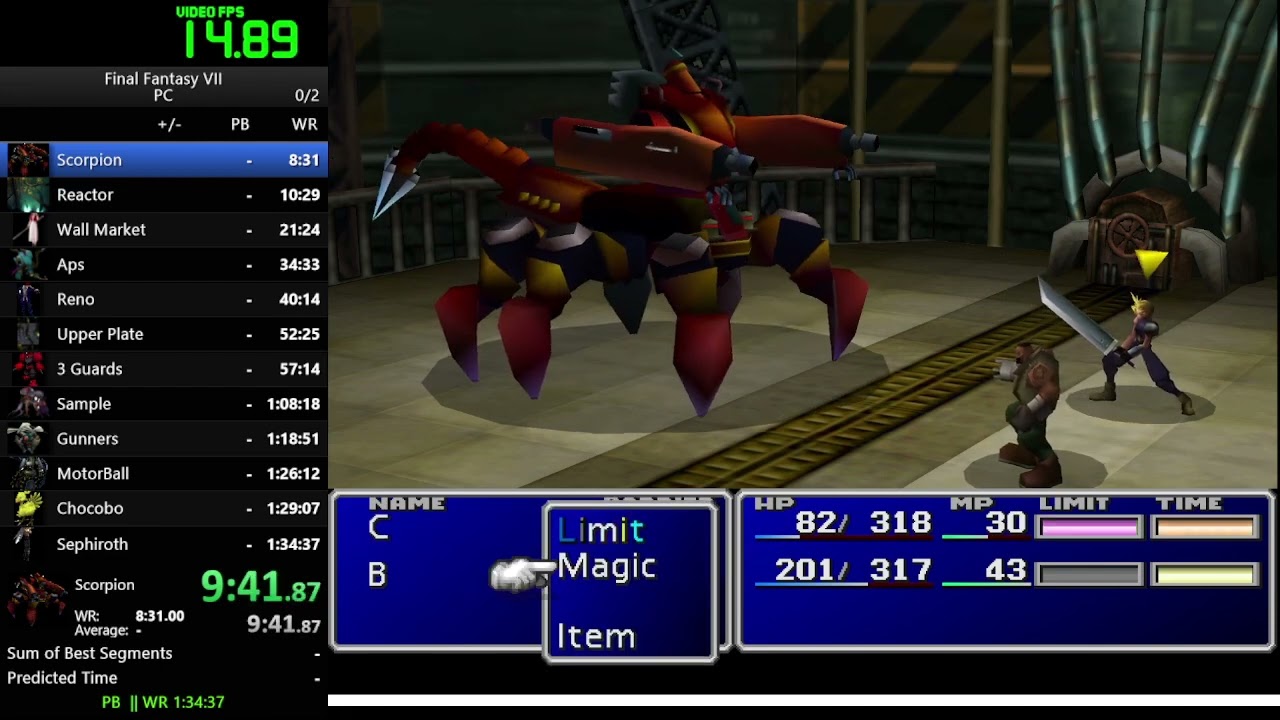 Final Fantasy 7 PC ANY% Speed Run
