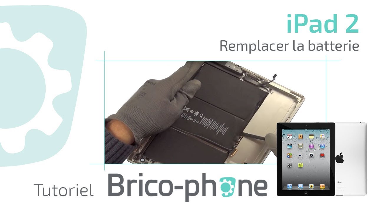 Tutoriel iPad 2 : changer la batterie démontage + remontage HD