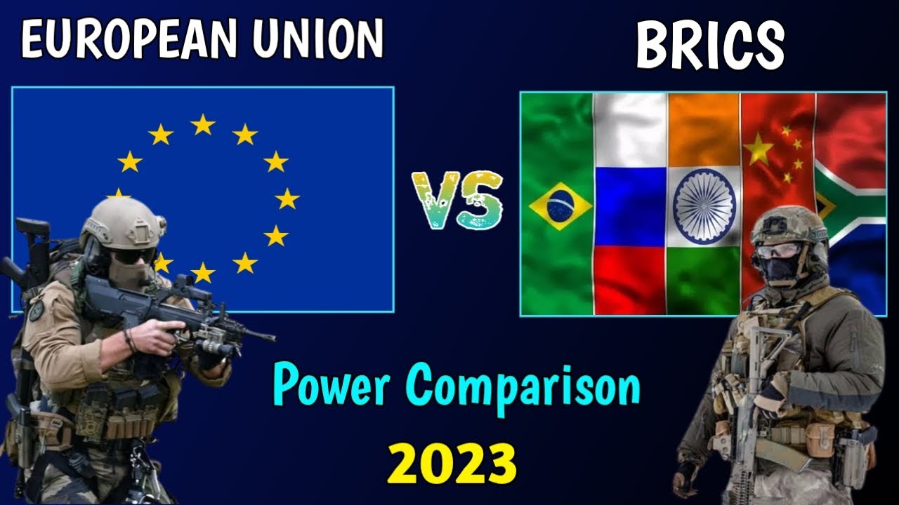 European Union vs BRICS Military Power Comparison 2023 | BRICS vs EU Military Comparison 2023
