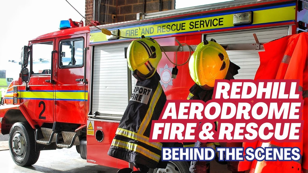 Inside Redhill Aerodrome Fire Service | A Day in UK Aviation Firefighting #behindthescenes